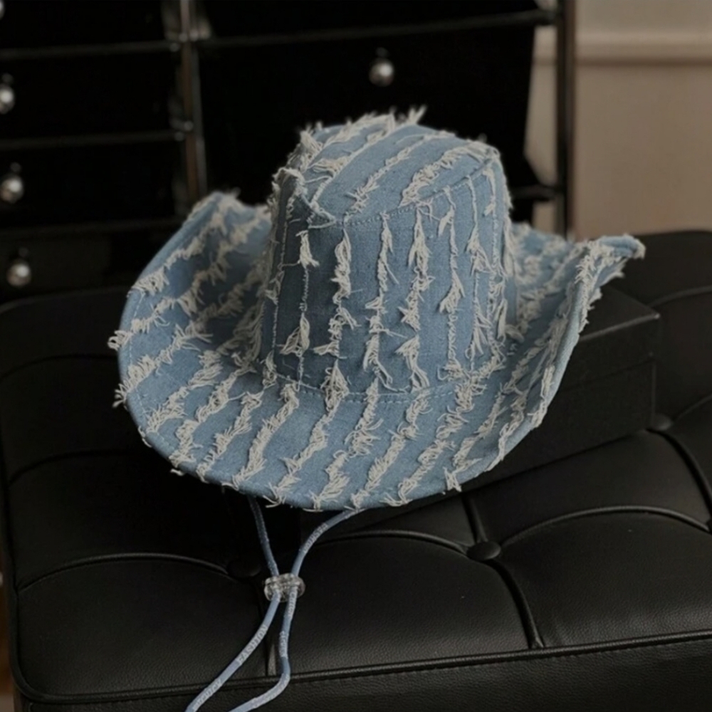 Denim Cowgirl Hat